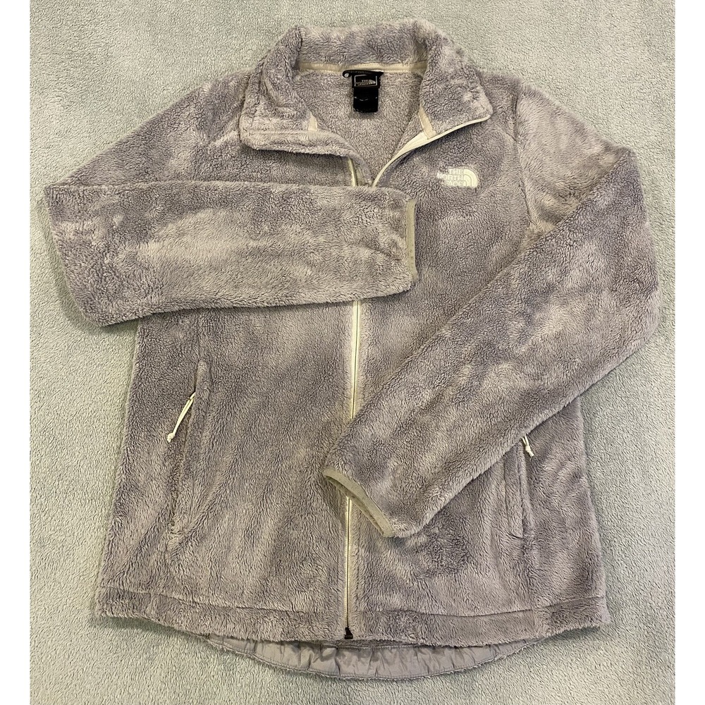 The North Face Osito Fleece Women's Jacket Gray Medium M Zip Up